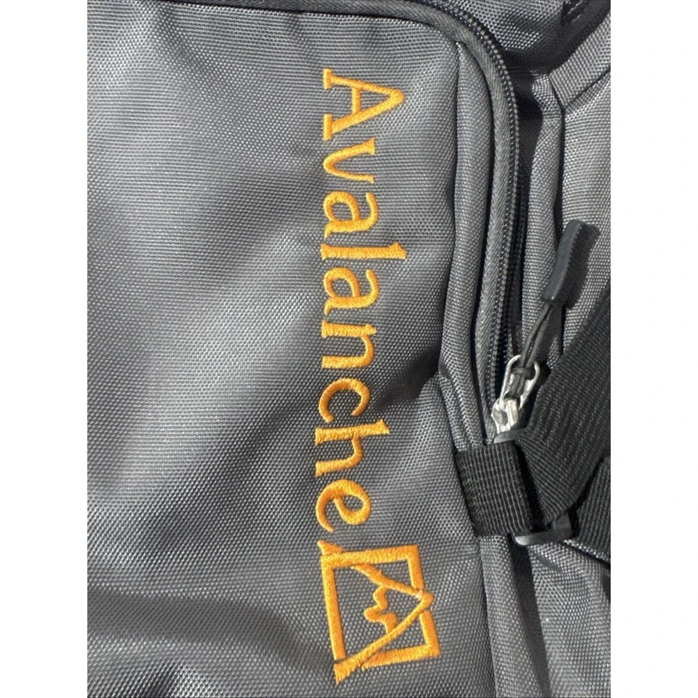 Avalanche Lifestyle Backpack Daypack Gray Black Multi compartment Back To School